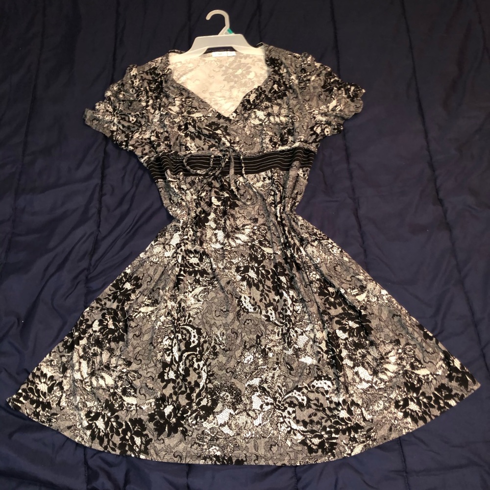 Black and White Dress